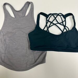 Lululemon Size 8 Top & Bra Bundle